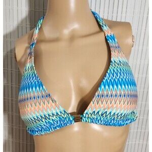 Dorina Bikini Top For Women Size Medium Blue bikini top  B9
